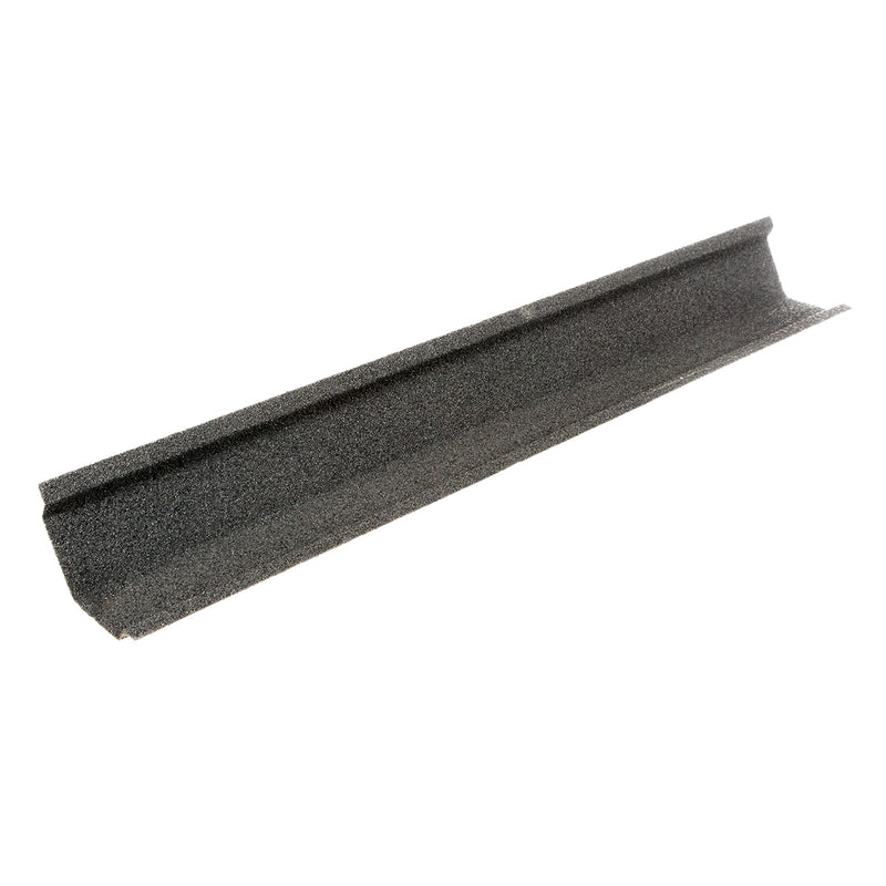 An image showing a Britmet Metal Roof Valley in the colour Titanium Grey