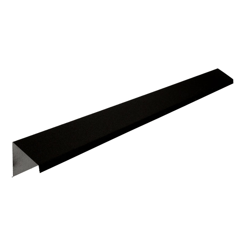 An image of a Britmet Pantile 2000 Roof Barge Flashing in the colour Charcoal