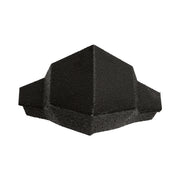 An image of a Britmet Pantile 2000 Roof Hip End Cap in the colour Charcoal