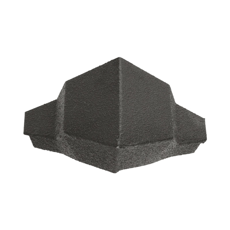 An image of a Britmet Pantile 2000 Roof Hip End Cap in the colour Mid Grey