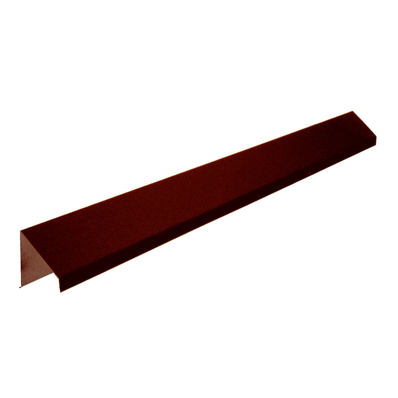 An image showing Britmet Pantile 2000 Roof Mono Ridge strips in the colour Antique Red