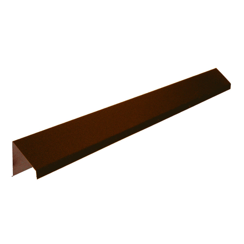 An image showing Britmet Pantile 2000 Roof Mono Ridge strips in the colour Terracotta
