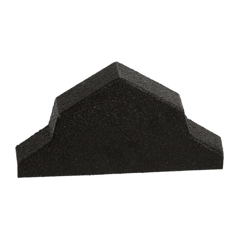 An image showing a Britmet Pantile 2000 Roof Ridge End Cap in the colour Charcoal