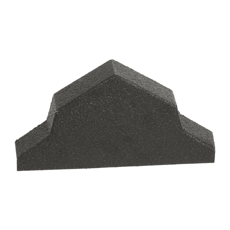 An image showing a Britmet Pantile 2000 Roof Ridge End Cap in the colour Mid Grey