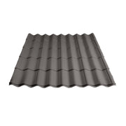 An image showing Britmet Pantile 2000 Roof Shingle Sheet in the colour Mid Grey