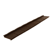 An image showing a Britmet Plaintile Lightweight Roof Shingle in the colour Bramble Brown