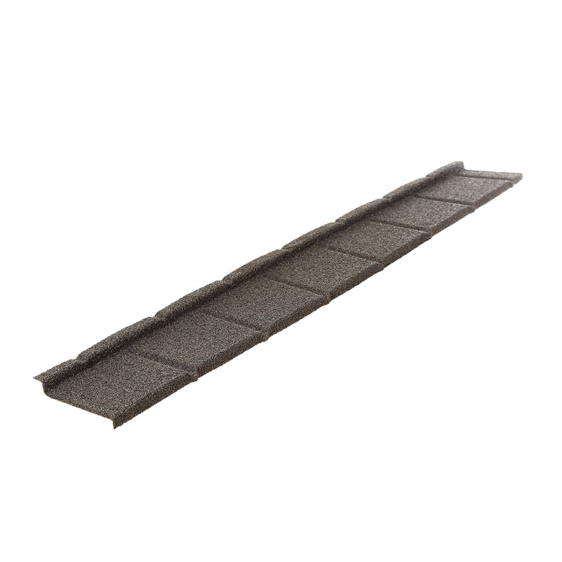 An image showing a Britmet Plaintile Lightweight Roof Shingle in the colour Titanium Grey