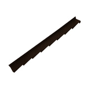An image showing a Britmet Plaintile Roof Side Wall Right Hand strip in the colour Bramble Brown