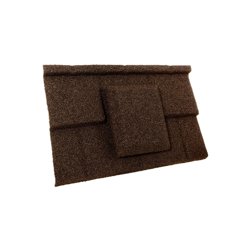 An image showing a Britmet Plaintile Roof Vent in the colour Bramble Brown