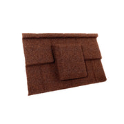 An image showing a Britmet Plaintile Roof Vent in the colour Rustic Terracotta 