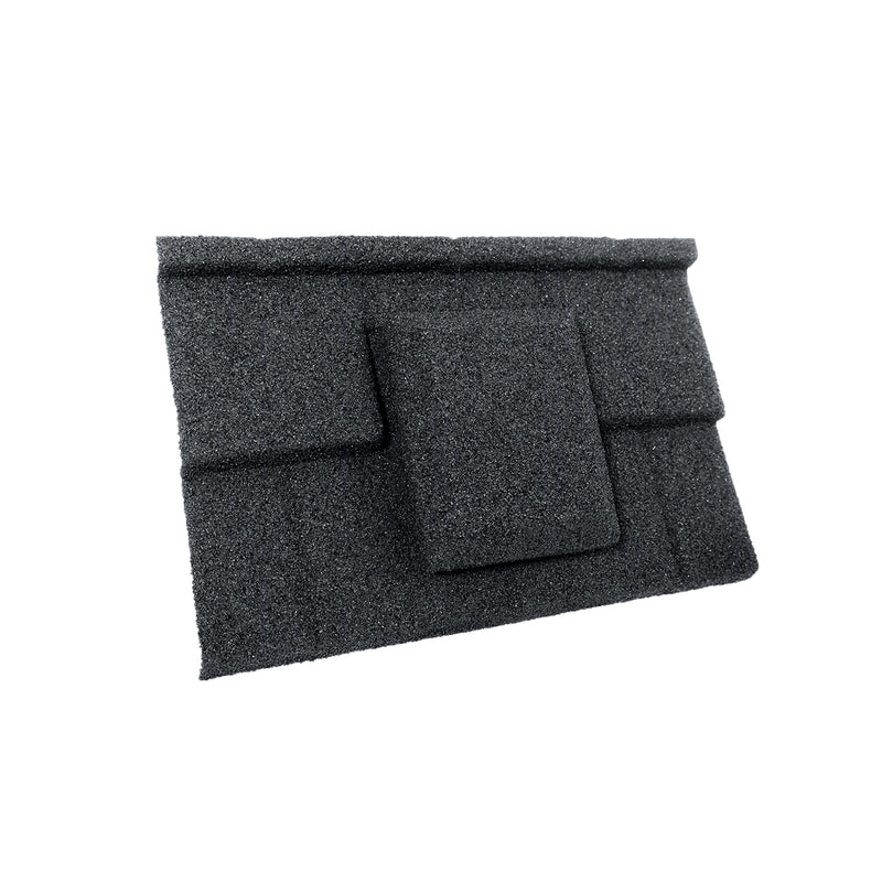An image showing a Britmet Plaintile Roof Vent in the colour Titanium Grey