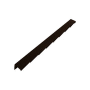 An image showing a Britmet Plaintile Roof Verge Right Hand in the colour Bramble Brown