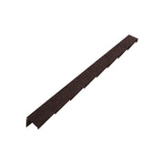 An image showing a Britmet Plaintile Roof Verge Right Hand in the colour Rustic Brown