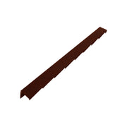 An image showing a Britmet Plaintile Roof Verge Right Hand in the colour Rustic Terracotta