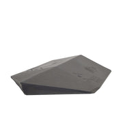 An image of a Britmet Roof Ridge End Cap 90 in the colour Slate Grey