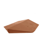 An image of a Britmet Roof Ridge End Cap 90 in the colour Sunshine