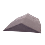 An image of a Britmet Roof Ridge End Cap in the colour Amethyst