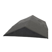 An image of a Britmet Roof Ridge End Cap in the colour Ash