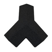 An image showing a Britmet Roof Shingle 3 Way Top Cap in the colour Rustic Raven