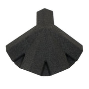 An image showing a Britmet Roof Shingle 5 Way Top Cap in the colour Rustic Raven