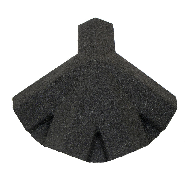 An image showing a Britmet Roof Shingle 5 Way Top Cap in the colour Rustic Raven