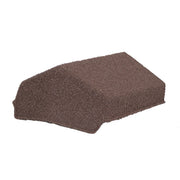An image showing a Britmet Roof Shingle End Cap 135 in the colour Smoked Oak