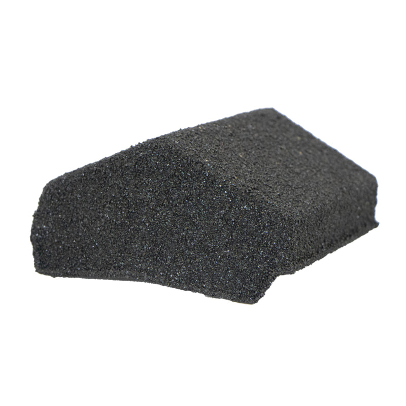An image showing a Britmet Roof Shingle End Cap 135 in the colour Titanium Grey