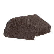 An image showing a Britmet Roof Shingle End Cap 90 in the colour Bramble Brown