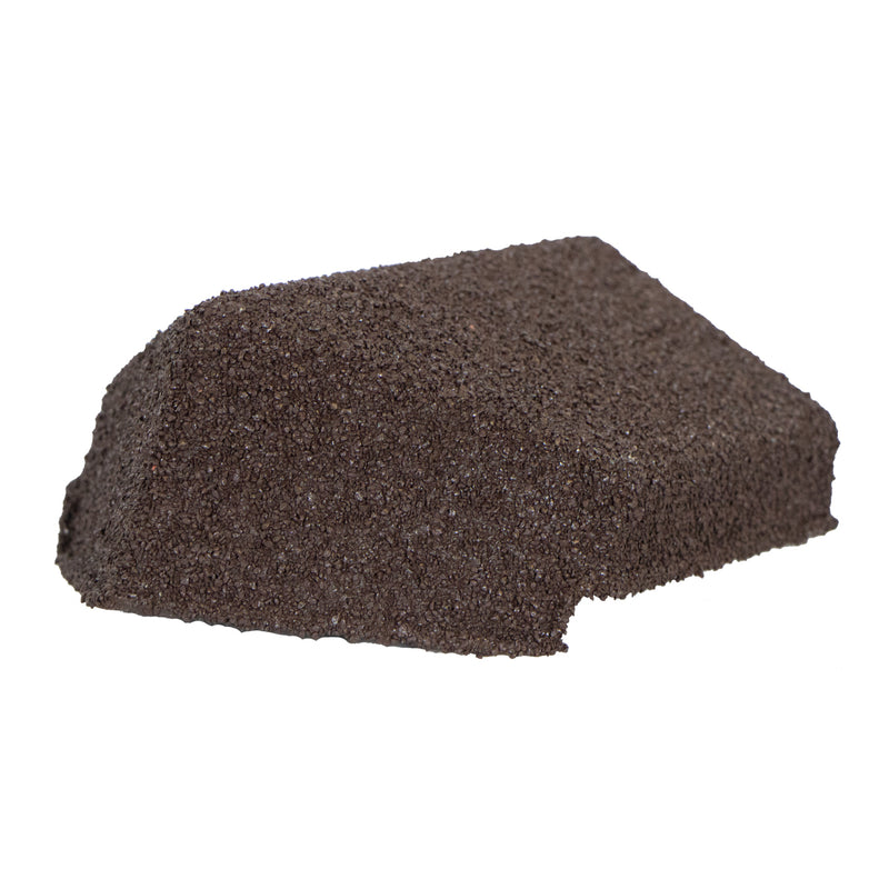 An image showing a Britmet Roof Shingle End Cap 90 in the colour Bramble Brown