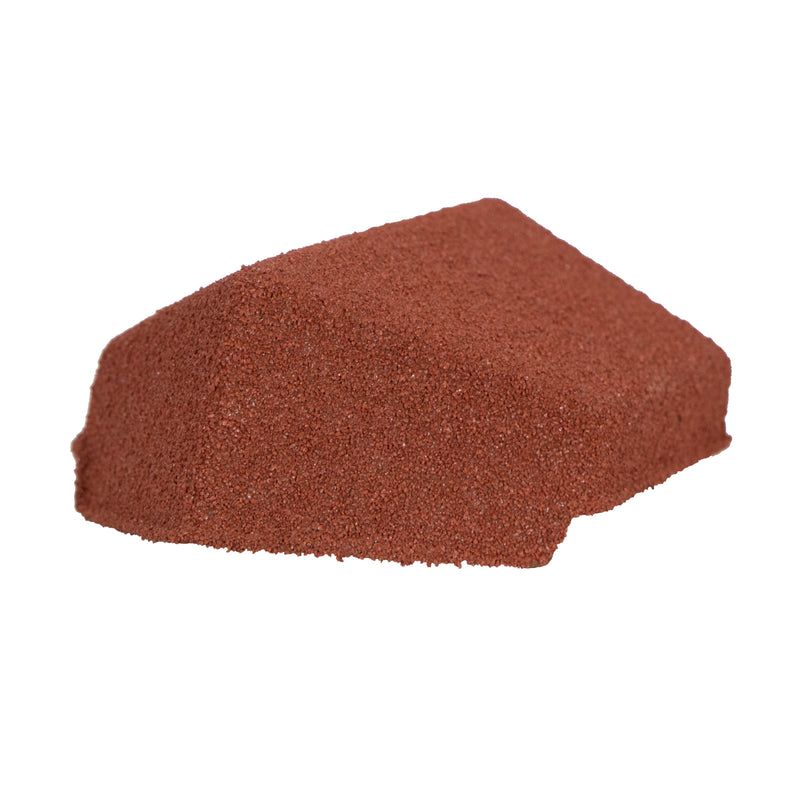 An image showing a Britmet Roof Shingle End Cap 90 in the colour Rustic Red