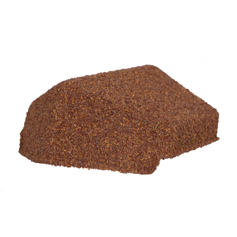 An image showing a Britmet Roof Shingle End Cap 90 in the colour Rustic Terracotta