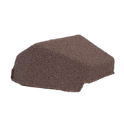 An image showing a Britmet Roof Shingle End Cap 90 in the colour Smoked Oak