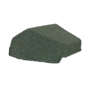 An image showing a Britmet Roof Shingle End Cap 90 in the colour Tartan Green