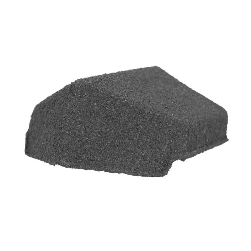 An image showing a Britmet Roof Shingle End Cap 90 in the colour Titanium Grey