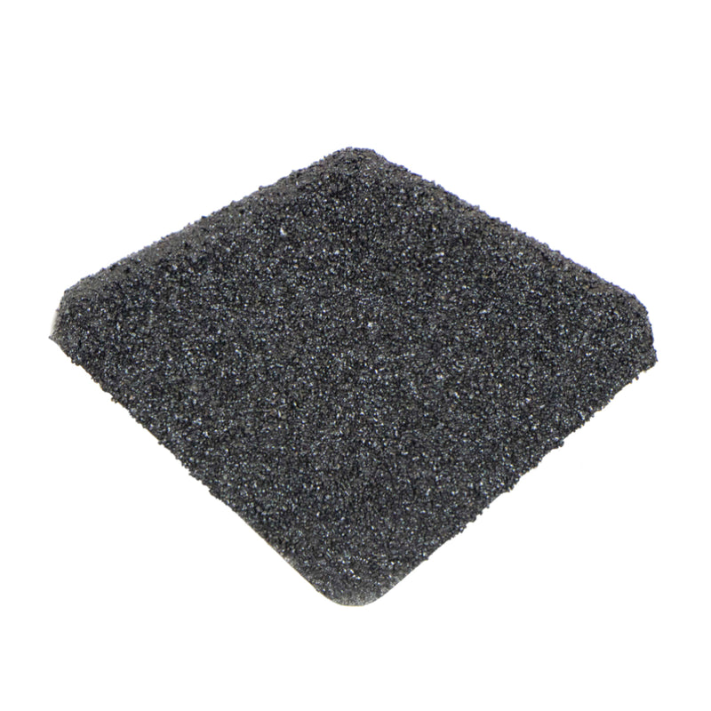 An image showing a Britmet Roof Shingle Ridge End Cap in the colour Titanium Grey