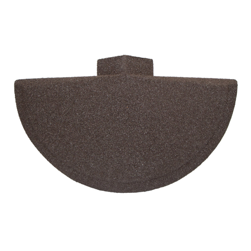 An image showing a Britmet Roof Shingle Universal Top Cap in a colour Bramble Brown