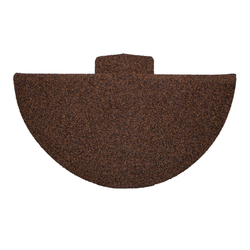 An image showing a Britmet Roof Shingle Universal Top Cap in a colour Rustic Brown