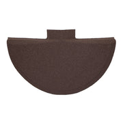 An image showing a Britmet Roof Shingle Universal Top Cap in a colour Smoked Oak