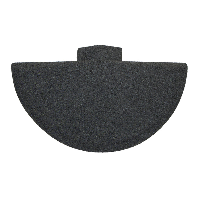 An image showing a Britmet Roof Shingle Universal Top Cap in a colour Titanium Grey