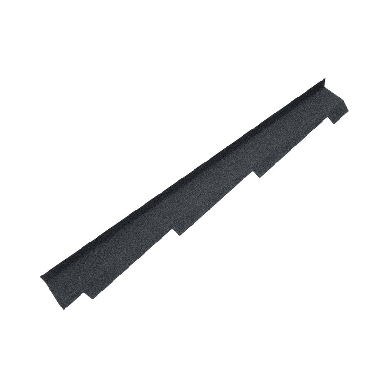 An image showing a Britmet Roof Side Wall Right Hand in the colour Titanium Grey