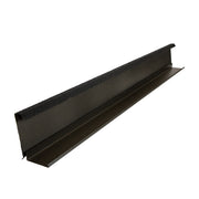 An image of a Britmet Two-Part Roof Barge Soaker in the colour Titanium Green.