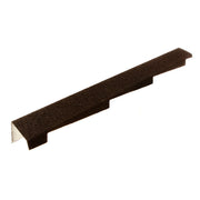 An image of a Britmet Left hand side Roof Verge in Bramble Brown