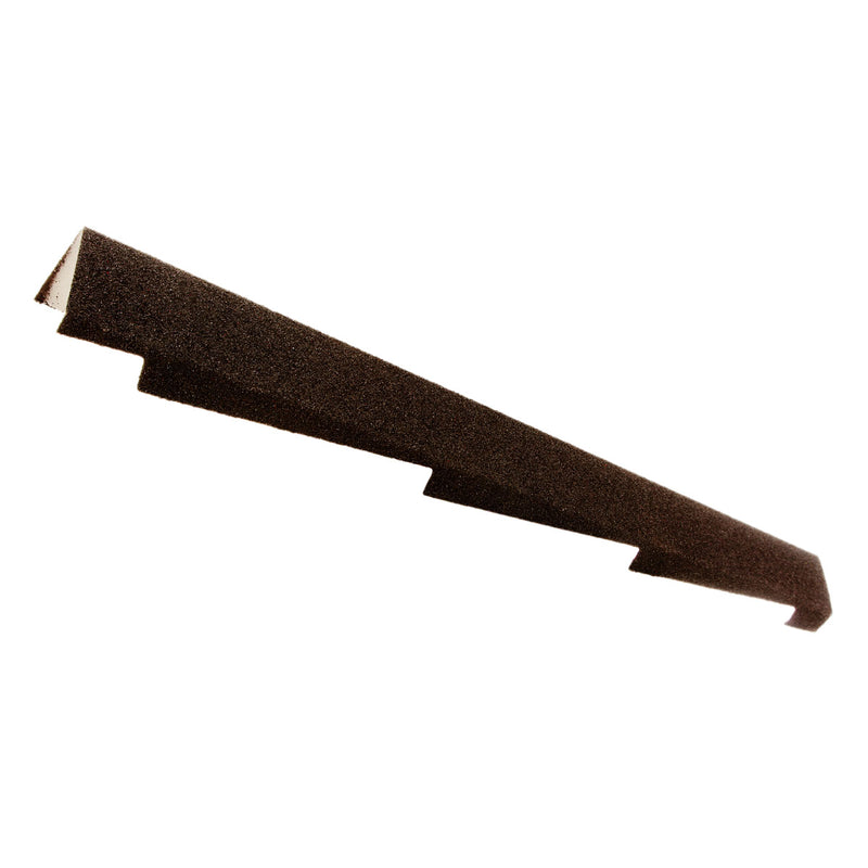 An image of a Britmet Right hand side Roof Verge in Bramble Brown
