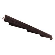 An image of a Britmet Right hand side Roof Verge in Rustic Brown