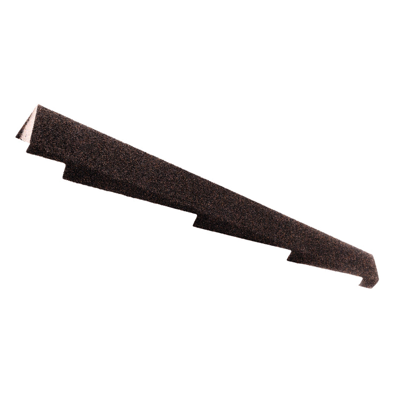 An image of a Britmet Right hand side Roof Verge in Rustic Brown