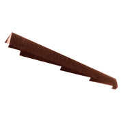 An image of a Britmet Right hand side Roof Verge in Rustic Terracotta