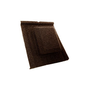 An image showing a Britmet Slate 2000 Roof Tile Vent in the colour Bramble Brown