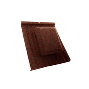 An image showing a Britmet Slate 2000 Roof Tile Vent in the colour Rustic Terracotta