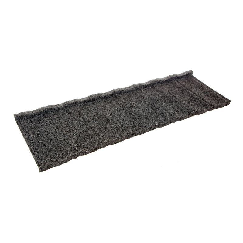 An image showing a Britmet Ultratile Roof Shingle Tile Strip in the colour Titanium Grey