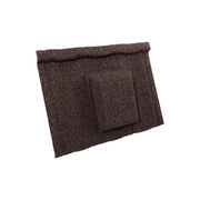 An image showing a Britmet Ultratile Roof Tile Vent in the colour Rustic Brown